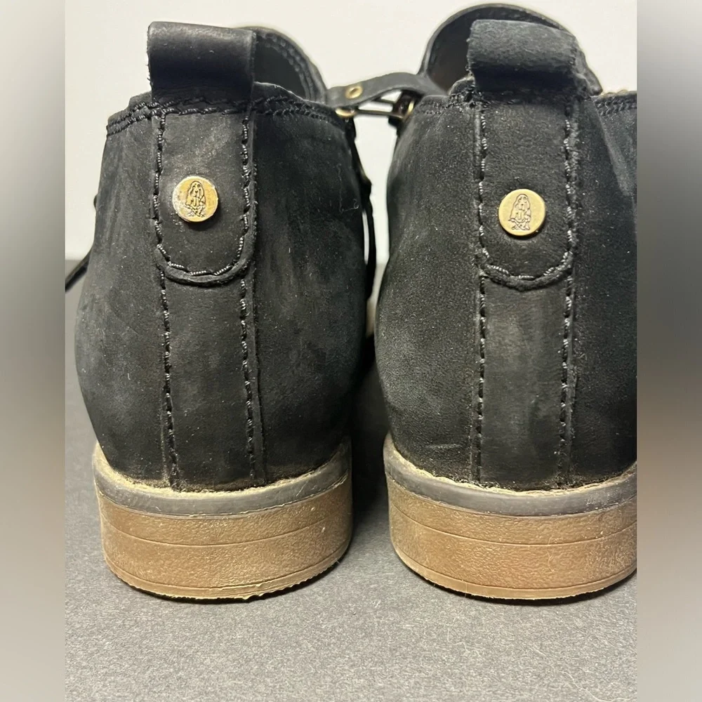Hush Puppies- Womens Black Ankle‎ Boots, Size: 10 Medium, Pre-Owned